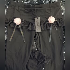 Dolls Kill Floral Flared Pants